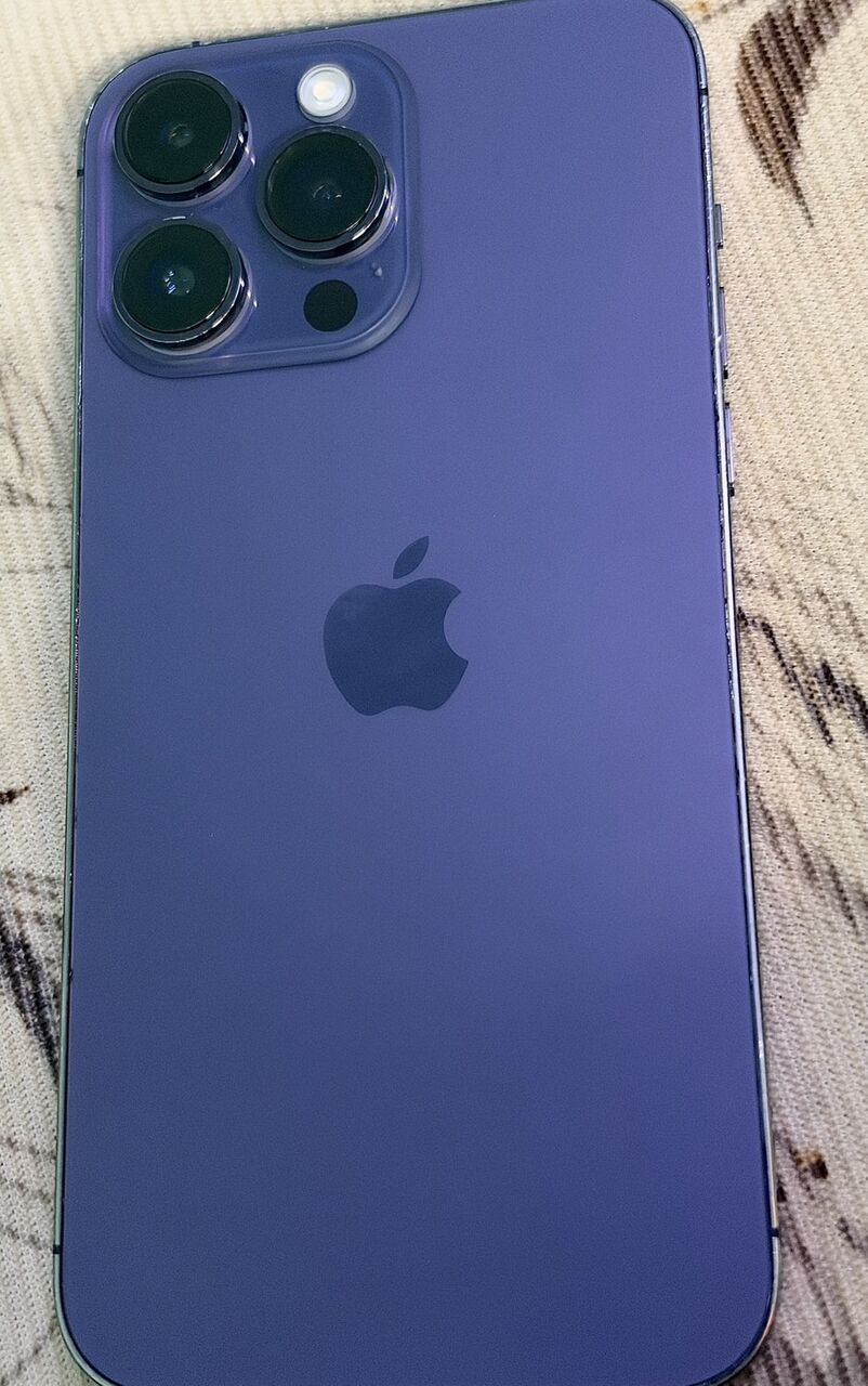 Jeddah, Mobile Phones, SAR 1900,  IPhone 14 Pro Max (Deep Purple) With Box & Accessories Also Included In Original Condition