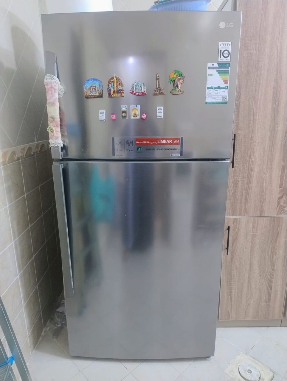 Riyadh, Appliances, SAR 1290,  LG Fridge 21.5  Cubic Feet
