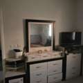 SAR 600,  King Size Bed Set With Mattress - Big Size Wardrobe  - Urgent Sale