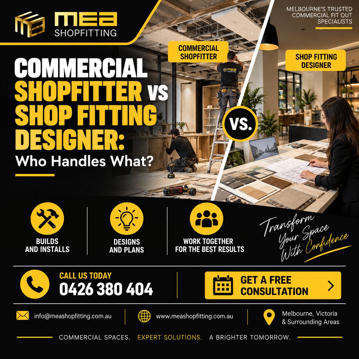 Melbourne, Construction, Commercial Shopfitter Vs Shop Fitting Designer &ndash; Who Handles What?