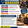 URGENT REQUIREMENT – 👨💼 RESTAURANT MANAGER