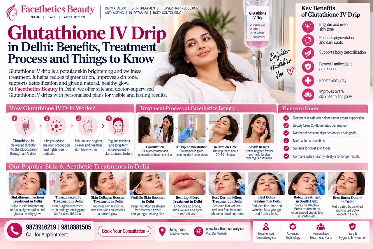 New Delhi, Health, Glutathione Injections Treatment In Delhi