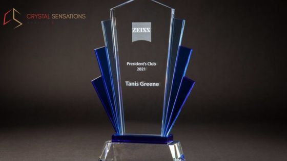 New York, Business, Custom Crystal Trophy For Corporate And Special Events