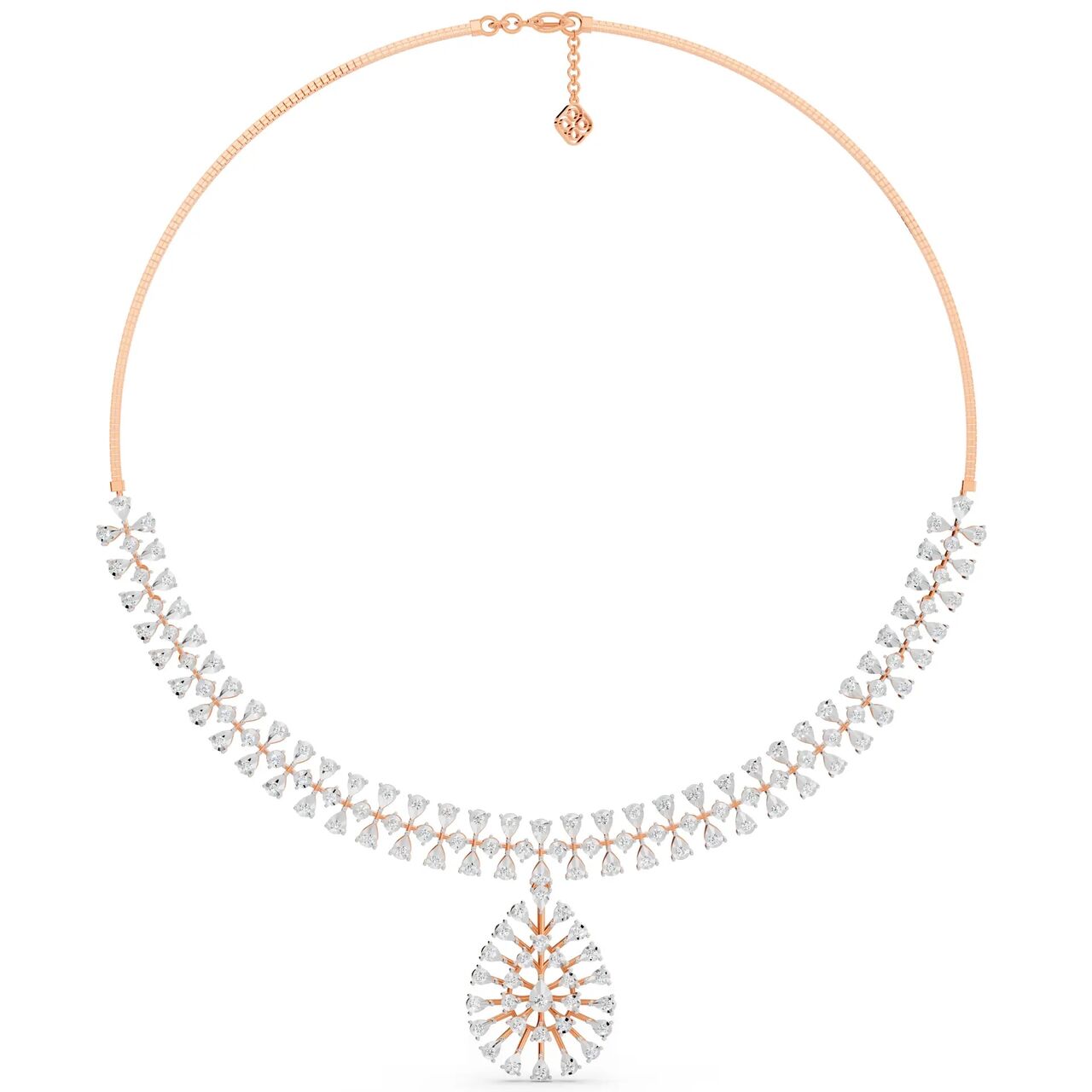 Ahmedabad, Jewelry, Lab Grown Diamond Bridal Necklaces &ndash; Elegant Wedding Designs