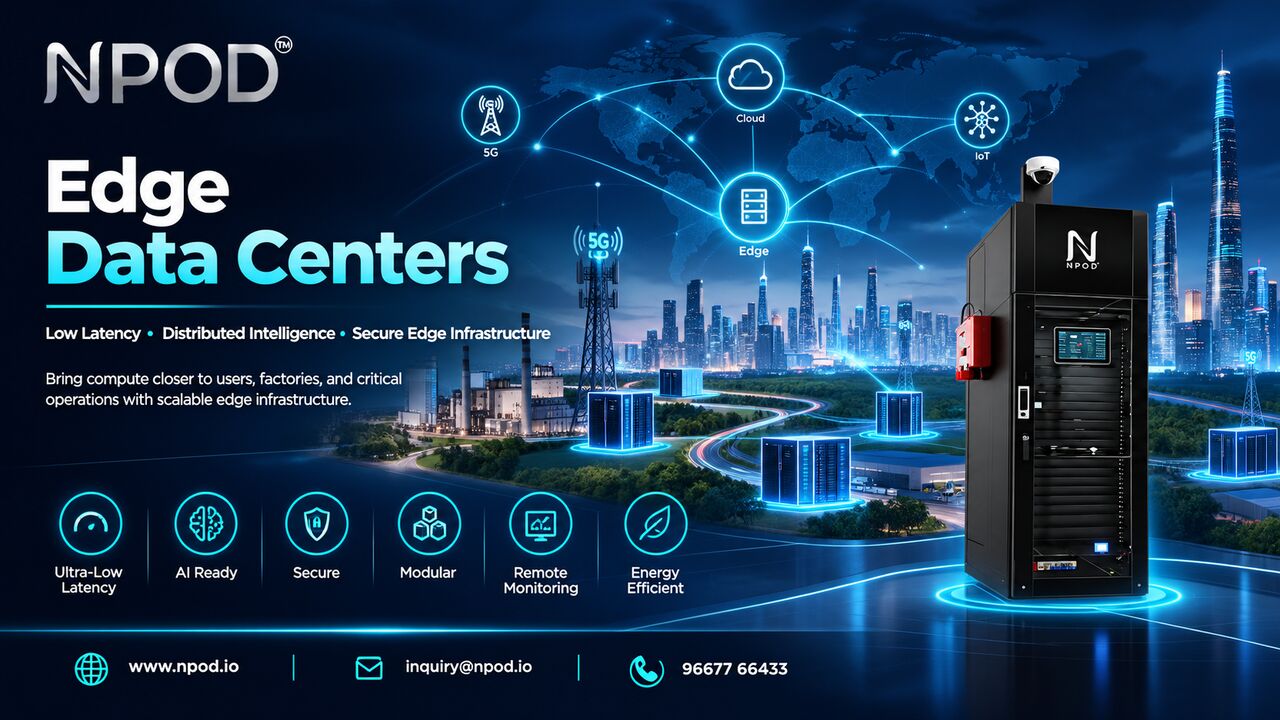 Noida, Computer, Edge Data Center Solutions For Distributed IT