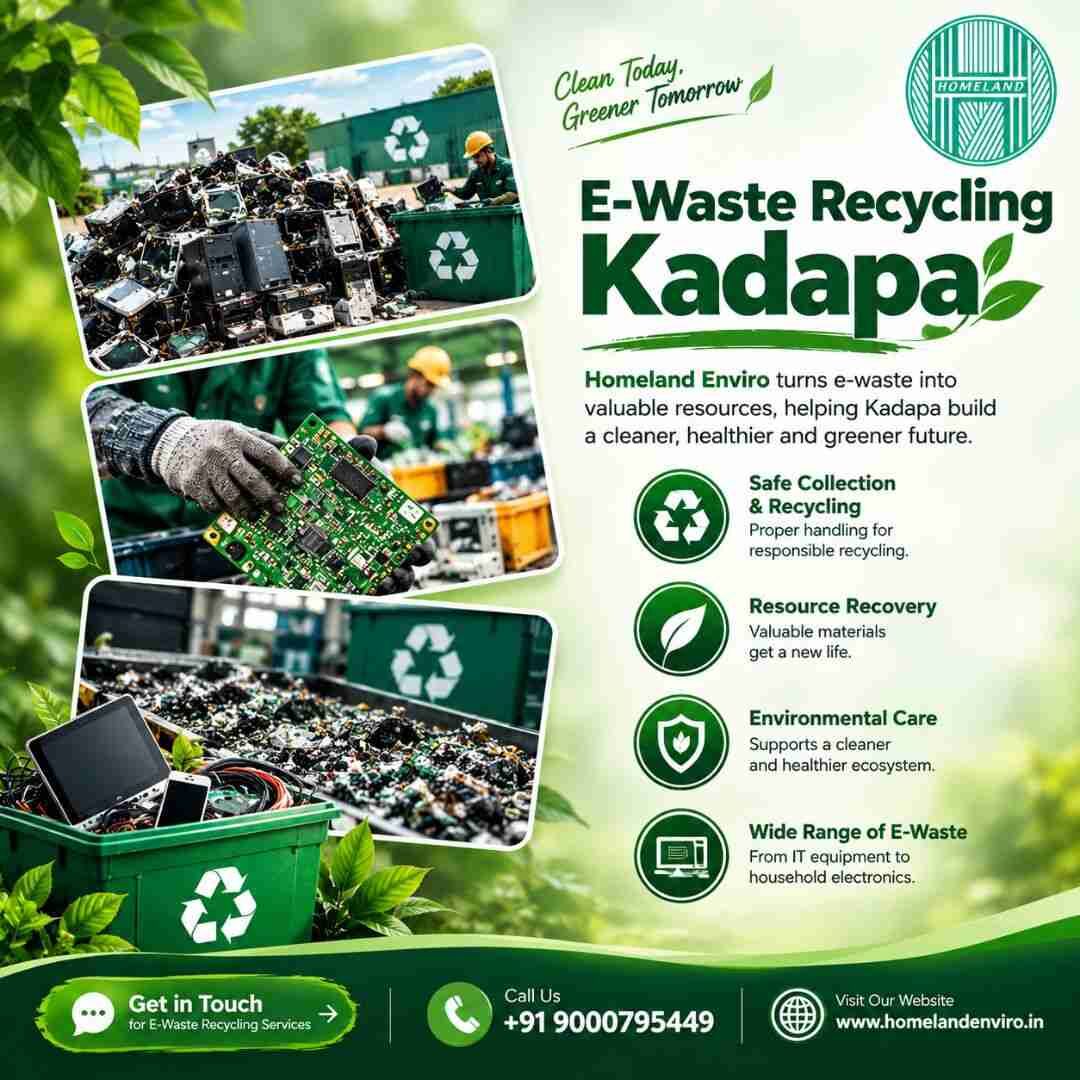 Kurnool, Recycling, E-Waste Recycling Kadapa | Home Land Enviro