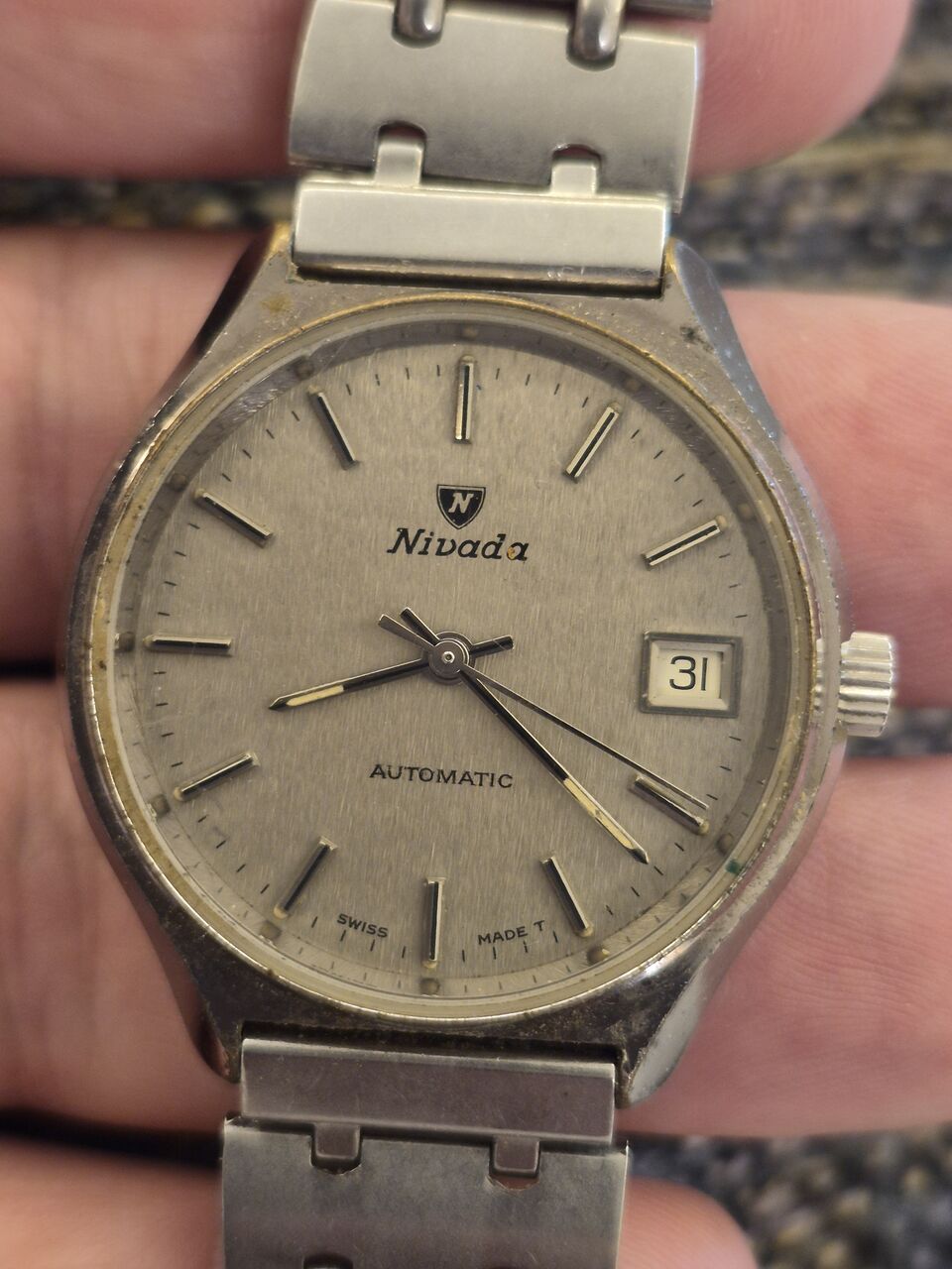 Riyadh, Watches, SAR 850,  Nivada Automatic Watch For Men Original Swiss Made 850