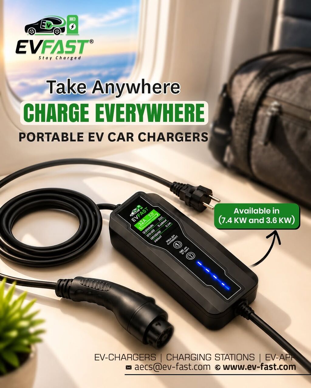 New Delhi, Electronics, INR 17499,  Evfast Charger For Flexible EV Charging