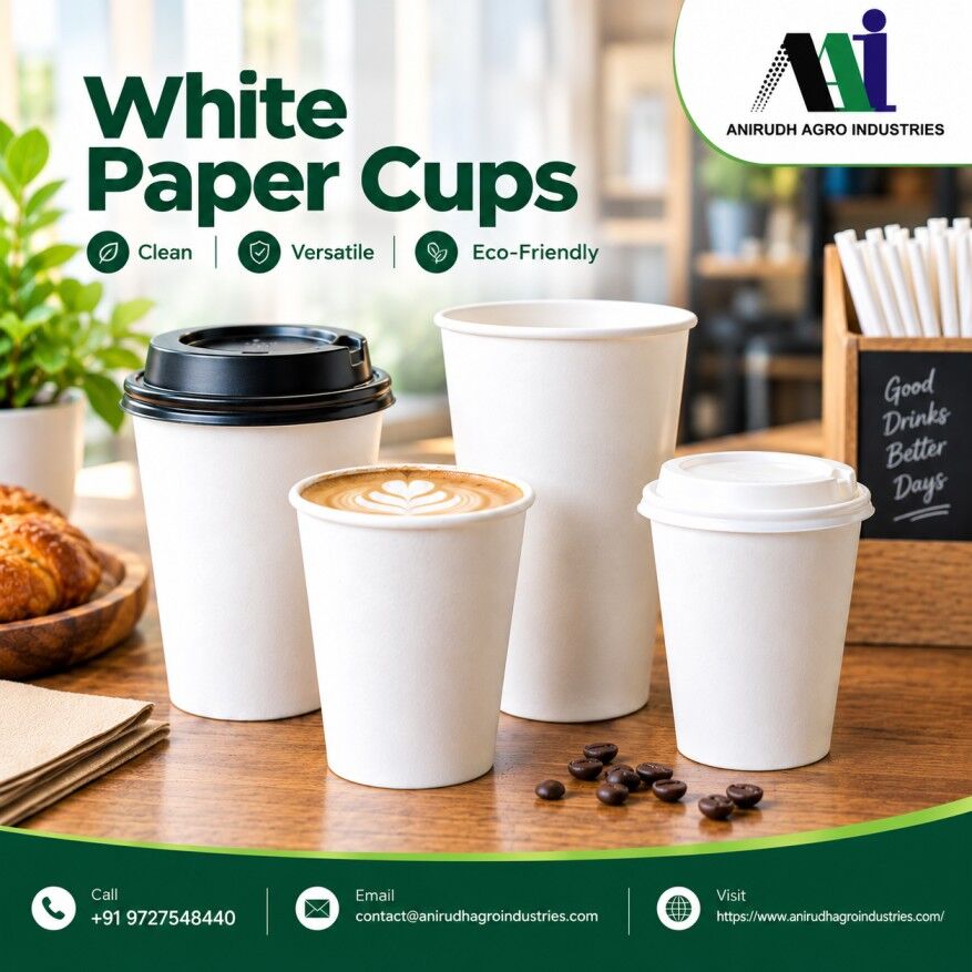 Ahmedabad, Household Items, INR 100,  White Paper Cups For Better Hygiene, Presentation And Everyday Food Service