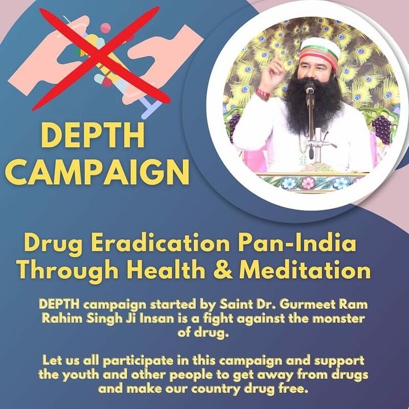 Mumbai, Events, Drug-Free Society & Rehabilitation Efforts By Baba Ram Rahim