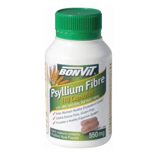 Sydney, Health & Beauty Items, AUD 15,  Bonvit Psyllium Fibre Capsules &ndash; 550 Mg, 110 Capsules