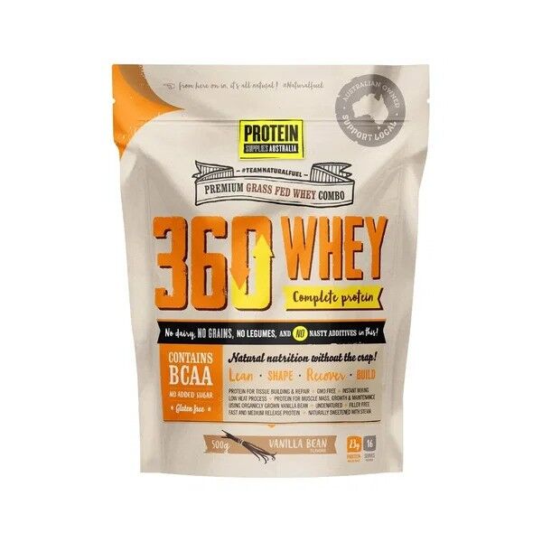 Sydney, Health & Beauty Items, Complete Whey Protein Powder Vanilla &ndash; 360 Whey WPC + WPI