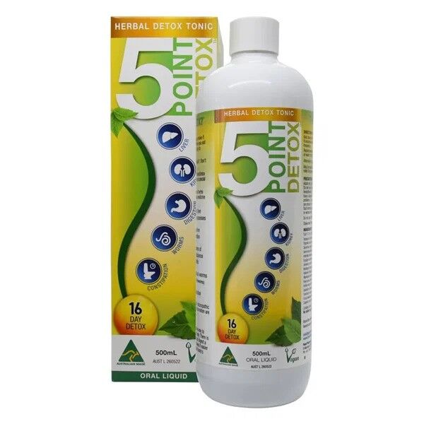 Sydney, Health & Beauty Items, AUD 40,  Detox Herbal Tonic Supplement | Point Pharma 5 Point Detox
