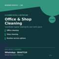 OFFICE AND SHOP CLEANING