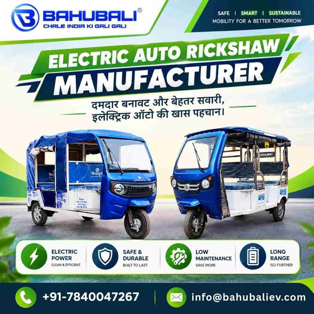 New Delhi, Vehicles, Cars & Trucks , INR 1,  BAHUBALI XXL9 PRIME AUTO (A1),  2026,  Manual,  41 KM,  Electric Auto Rickshaw Manufacturer