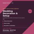 WEDDING DECORATIONS SERVICES