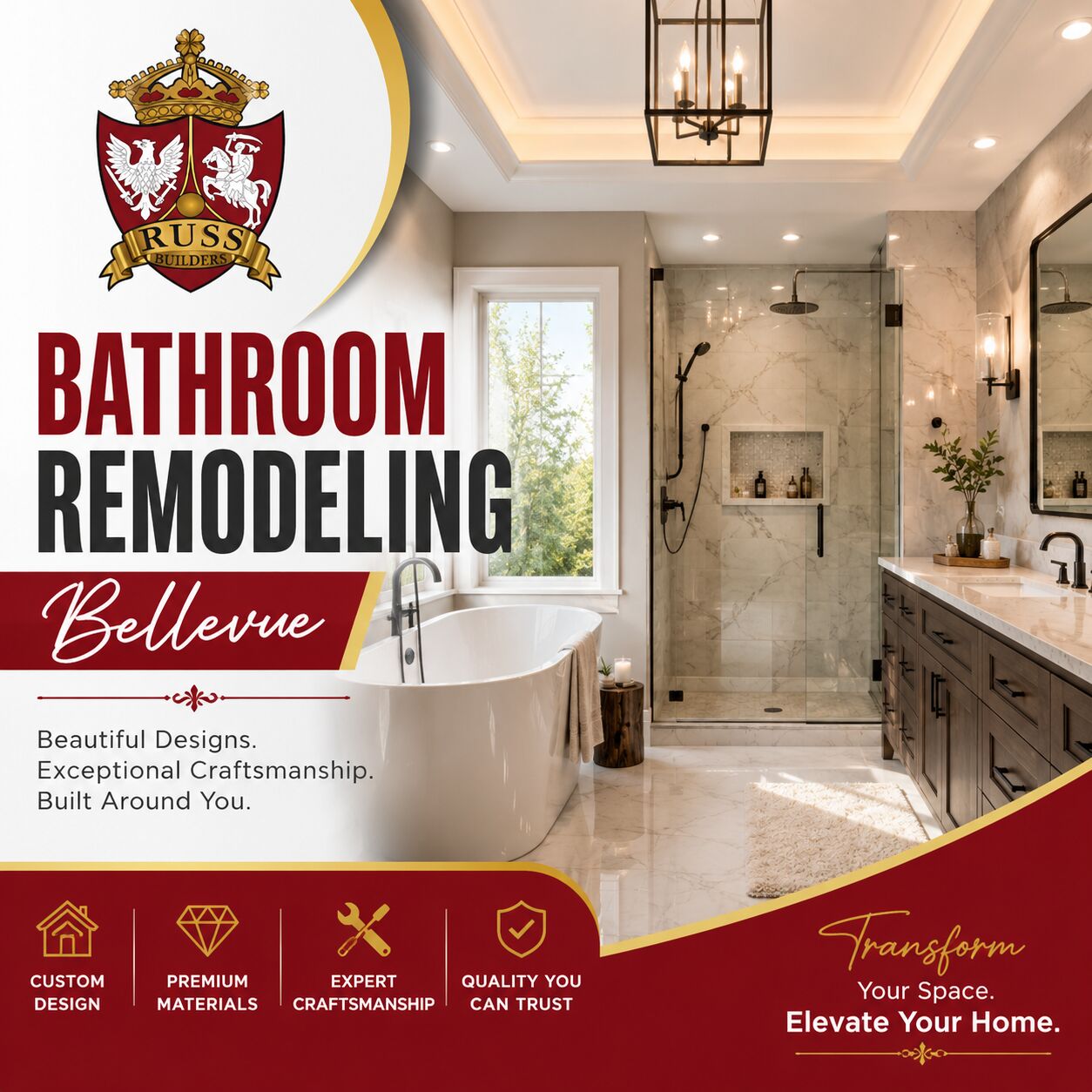 New York, Construction, Transform Your Bathroom With Expert Remodeling In Bellevue
