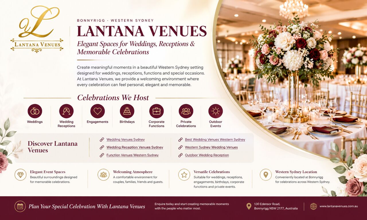 Sydney, Business, Wedding Venues Sydney | Lantana Venues