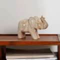 USD 11,  Elephant Sculpture | Mango Wood | Handcarved Fegurine