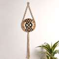 USD 12,  Wood & Rope Wall Hanging | Wood | Rustic Home Decor | 45"