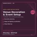 Venue Decorations And Event Management