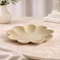 USD 32,  Decorative Petal Tray | Beige | Aluminum