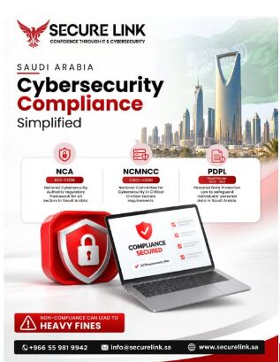 Riyadh, Business, Cybersecurity Compliance Saudi Arabia | NCA & ECC Compliance Services