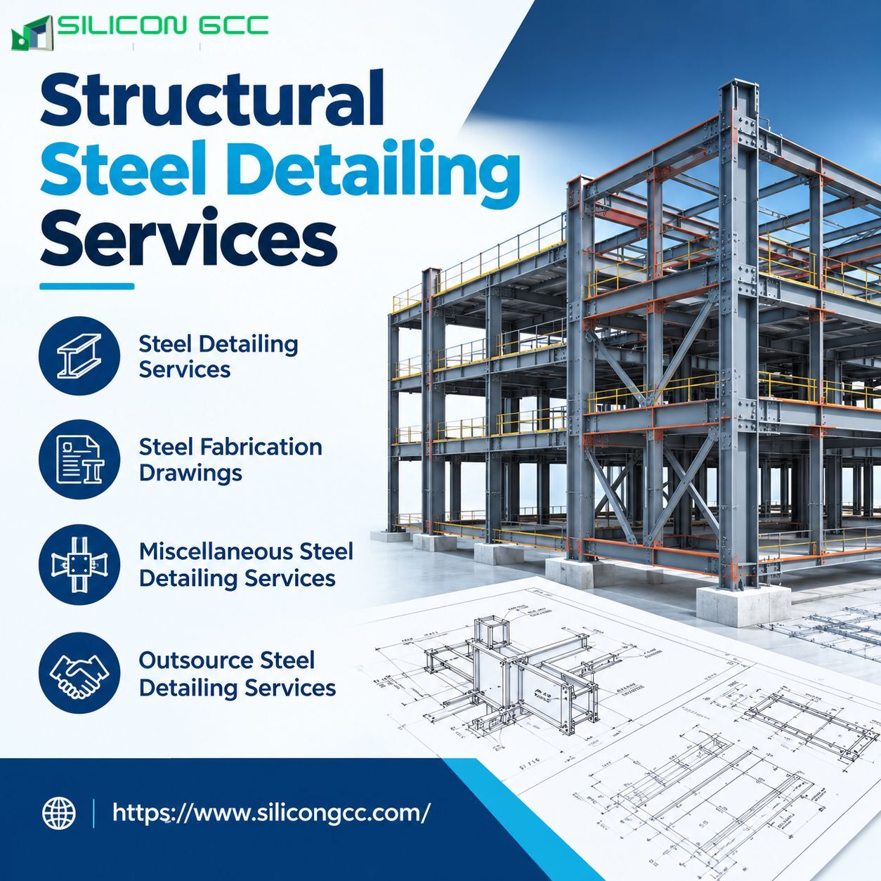 Dubai, Construction, Structural Steel Detailing Services For Accurate Steel Drawings