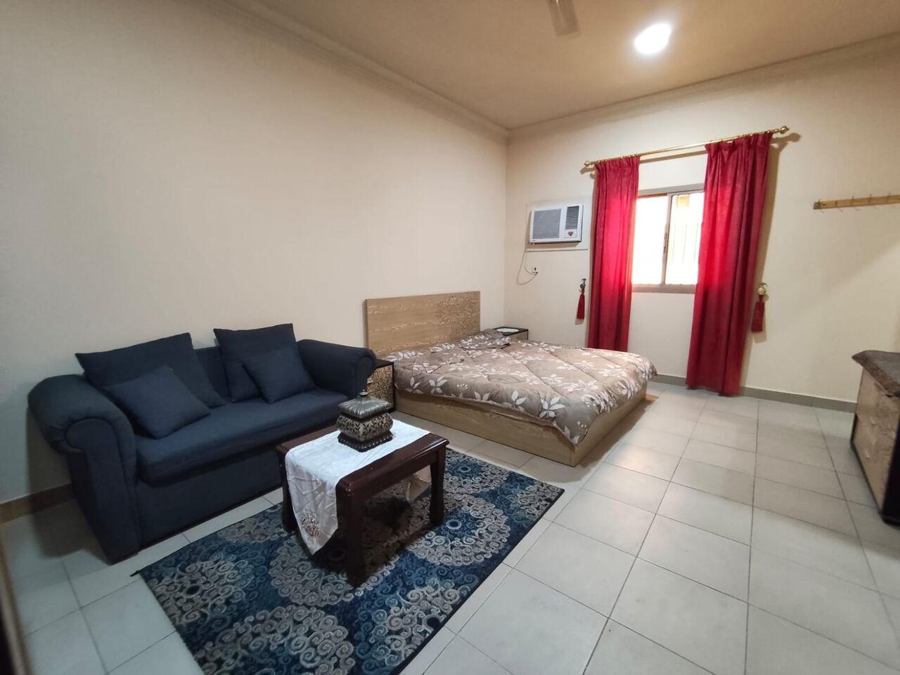 Manama, Apartments, Flats, Houses & Villas, BHD 160/year,  1 BR,  Jidali:- Furnished Studio Flat On Rent With Ewa..