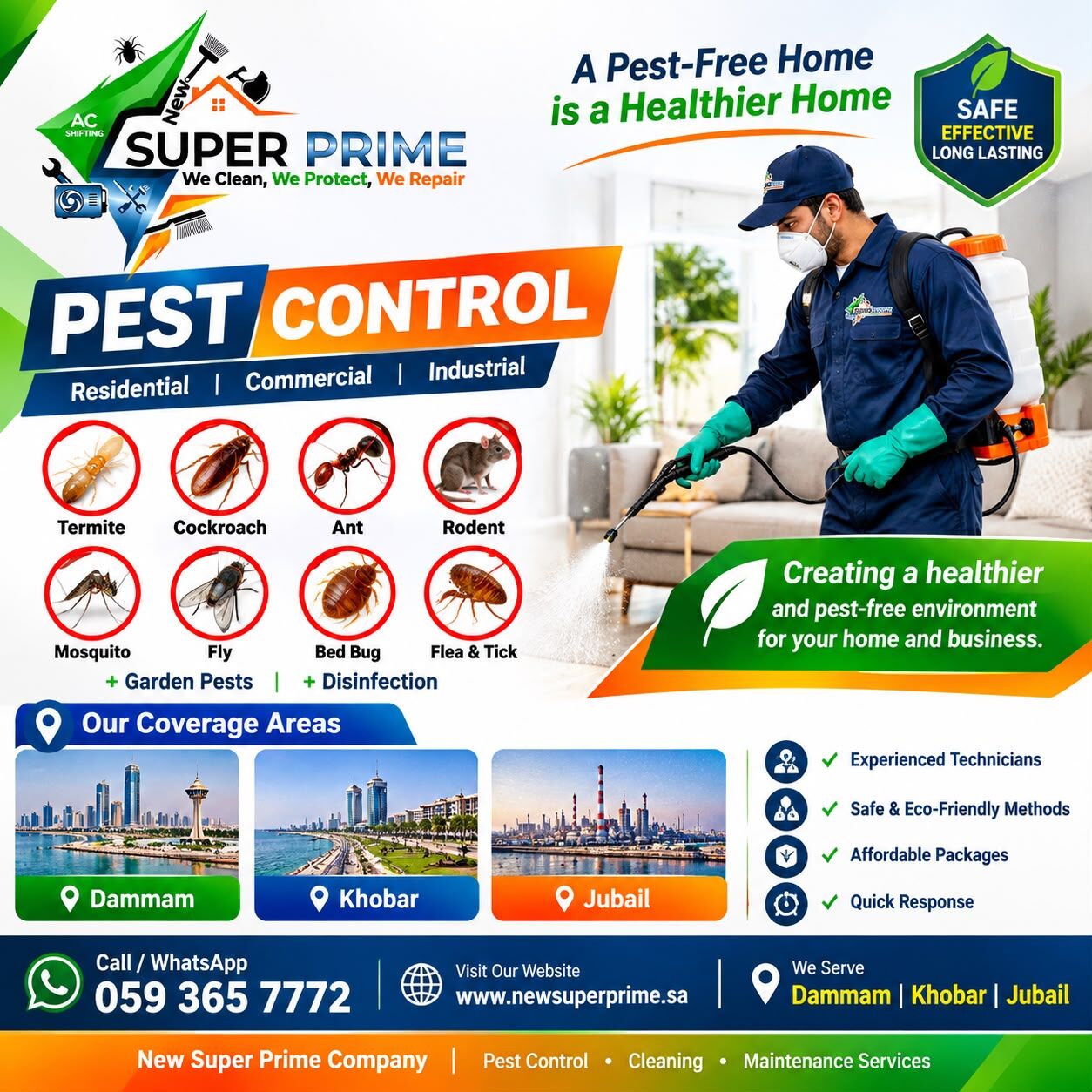 Khobar, Pest Control, Pest Control Services
