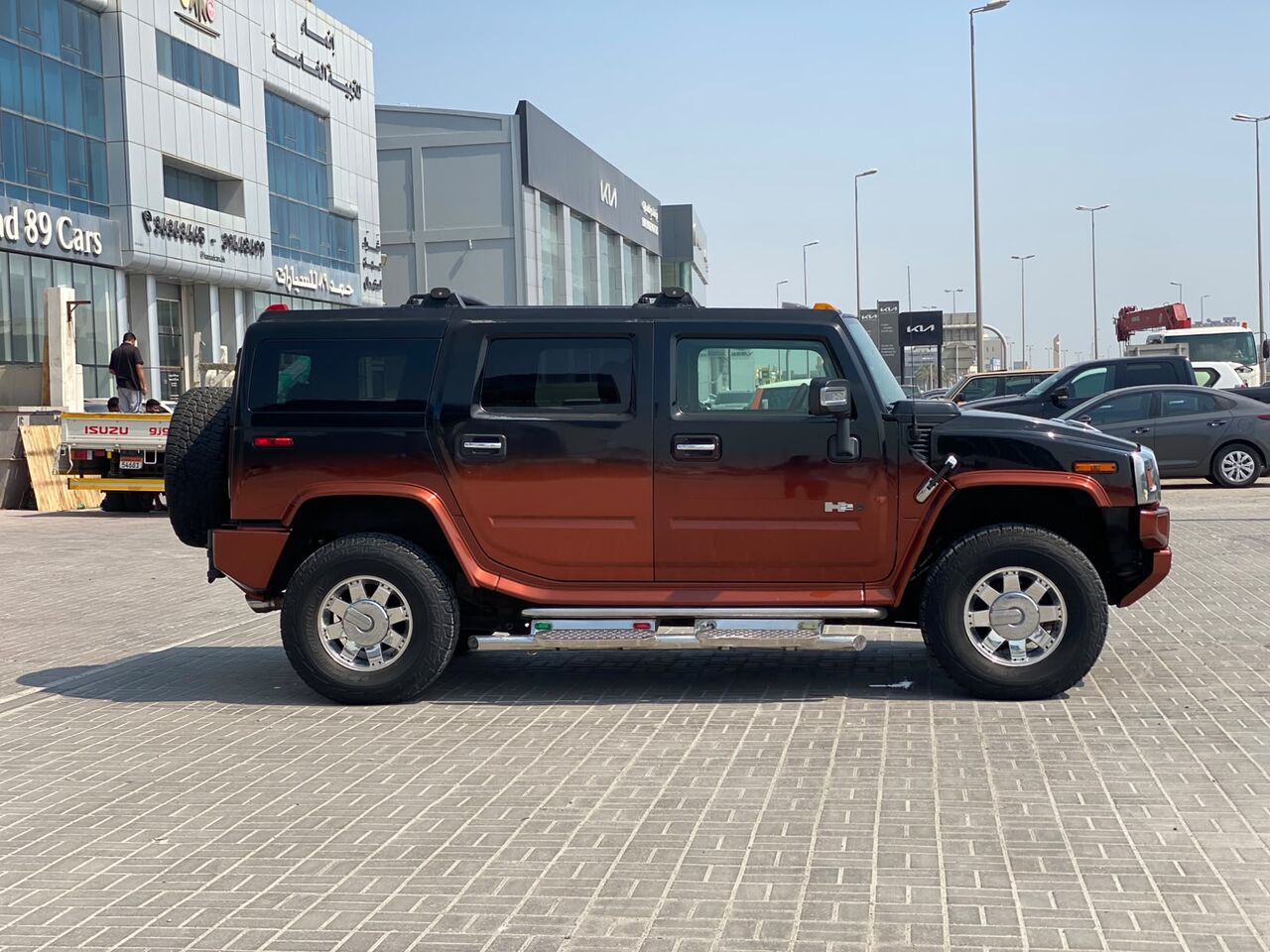Manama, Vehicles, Cars & Trucks , BHD 6900,  Hummer H2,  2008,  Automatic,  205750 KM,   /  (Black & Orange)