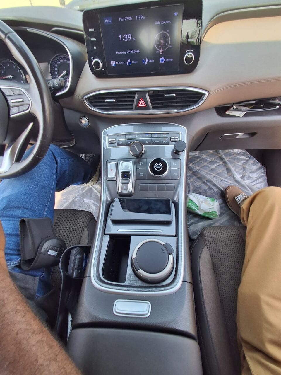 Al Jisr, Vehicles, Cars & Trucks , SAR 75000,  Hyundai Santa Fe,  2021,  Automatic,  156000 KM,  Santa Fe  (2.5Litre ) Best Mid Sized Family Vehicle