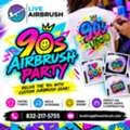 Bring Back The Fun With A 90s Airbrush Party