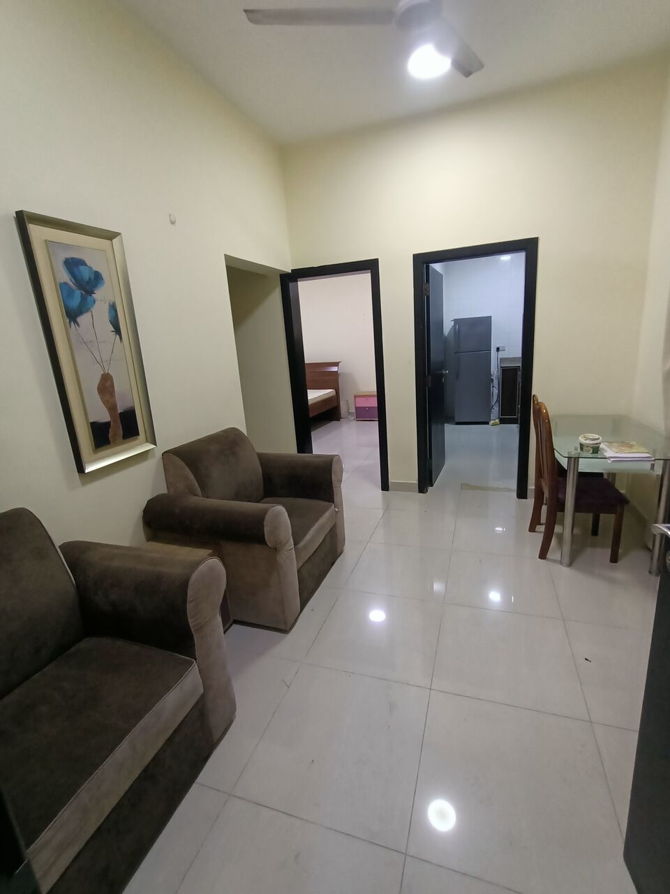 Gudaibiya, Apartments, Flats, Houses & Villas, BHD 250/month,  2 BR,  Fully Furnished Spacious 2 BHK Flat For Rent In Gudaibiya With Electricity