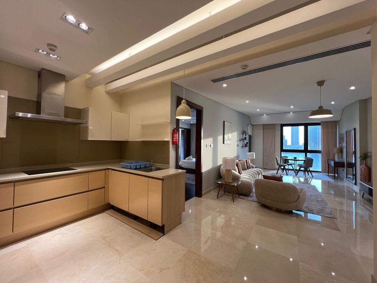 Manama, Apartments, Flats, Houses & Villas, BHD 800/month,  Furnished,  1 BR,  91 Sq. Meter,  DELUXE | 1 BEDROOM | BALCONY | SEAVIEW | REEF ISLAND