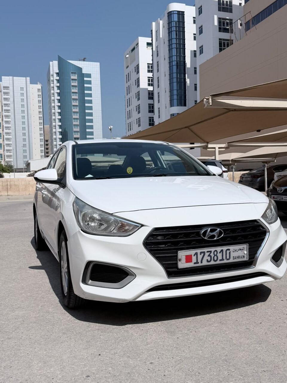 Manama, Vehicles, Cars & Trucks , BHD 3300,  Hyundai Accent,  2020,  Automatic,  106745 KM,    Model White Colour Excellent Condition