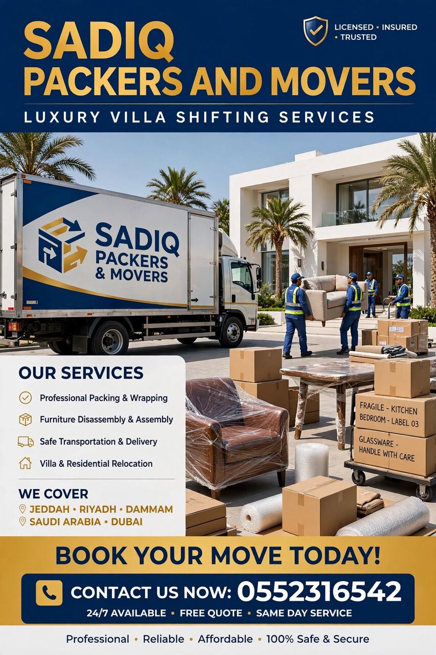 Jeddah, Appliances, SAR 1,  Jeddah Me Pakistani Packers & Movers - Furniture Dismantle, Fitting & Storage With Profess