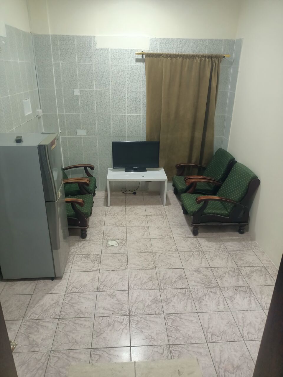 Gudaibiya, Apartments, Flats, Houses & Villas, BHD 170/month,  Furnished,  1 BR,  Fully Furnished 1 BHK Spacious Flat For Rent In Gudaibiya Unlimited Electricity
