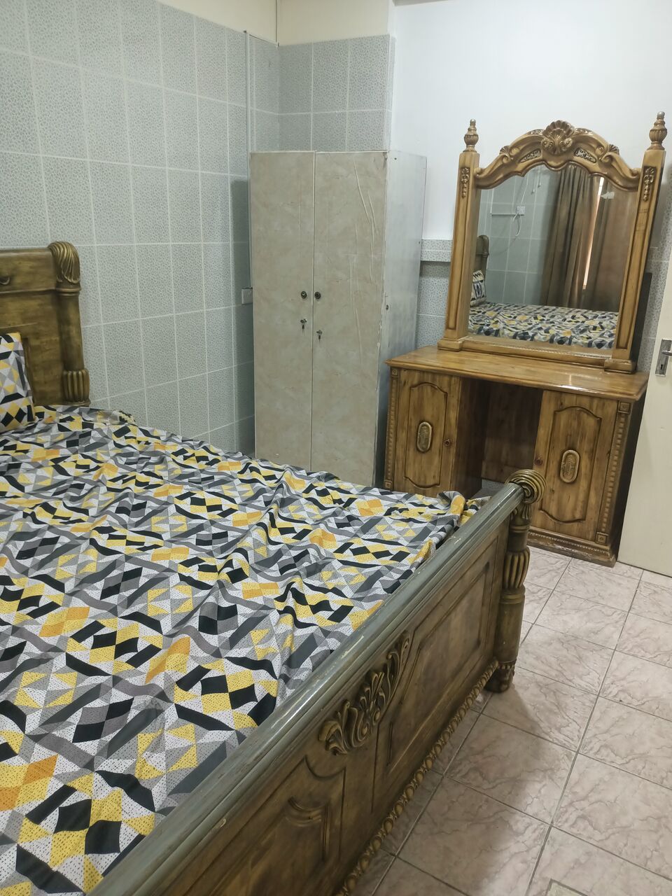 Gudaibiya, Apartments, Flats, Houses & Villas, BHD 170/month,  Furnished,  1 BR,  Fully Furnished 1 BHK Spacious Flat For Rent In Gudaibiya Unlimited Electricity