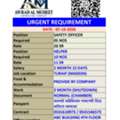 URGENT REQUIERMENT
