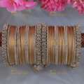 Luxury Metal Bangles Set | Sparkle And Glow