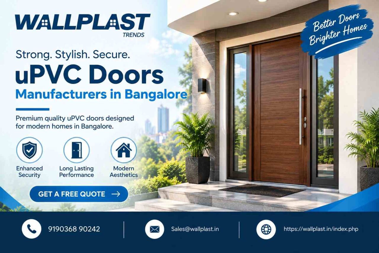 Bangalore, Construction, UPVC Doors Manufacturers In Bangalore