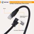 INR 550,  Industrial GigE Ethernet CAT 6 Cable With RJ-45 Right Angle DOWN Connector &ndash; Kyptec Automa