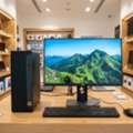 BHD 145,  Best Offer HP Core I7 10th Generation Professional Computer Set 24" IPS Borderless Monitor