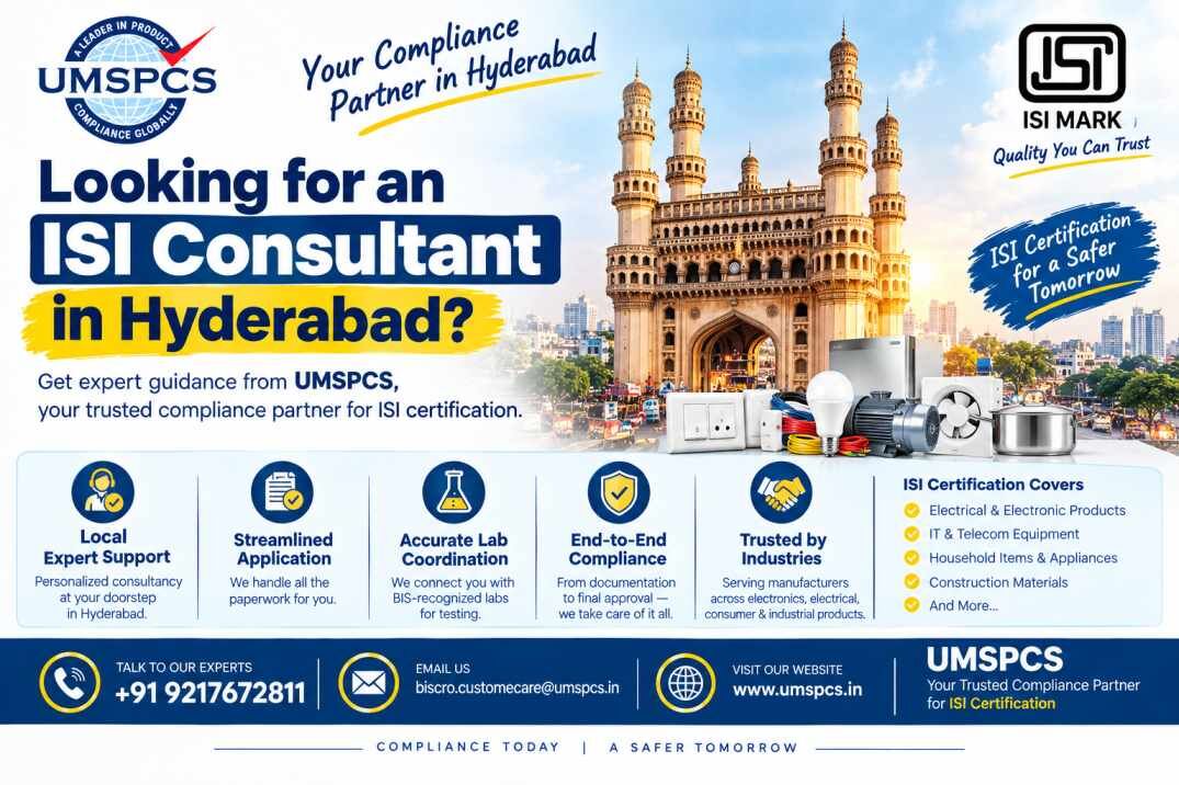 Hyderabad, Legal, Where Can You Find A BIS ISI Consultant In Hyderabad?