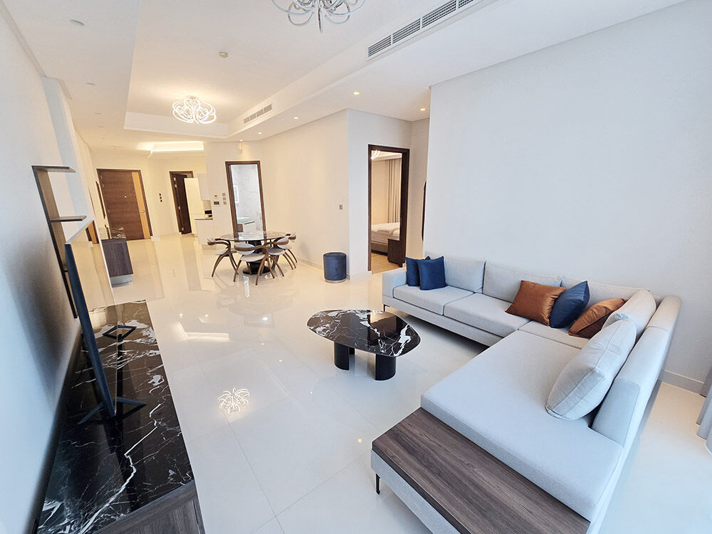 Al Seef, Apartments, Flats, Houses & Villas, BHD 580/month,  Furnished,  4 BR,  90 Sq. Meter,  FULLY FURNISHED 2BHK APARTMENT WITH EWA AT A PRIME LOCATION