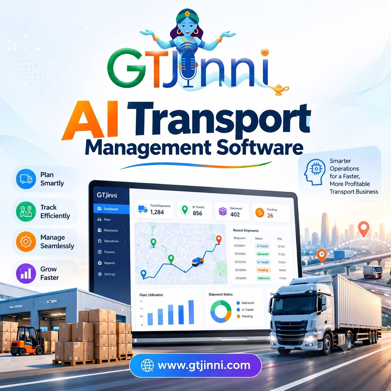 Dwarka, Software Development, AI Transport Management Software