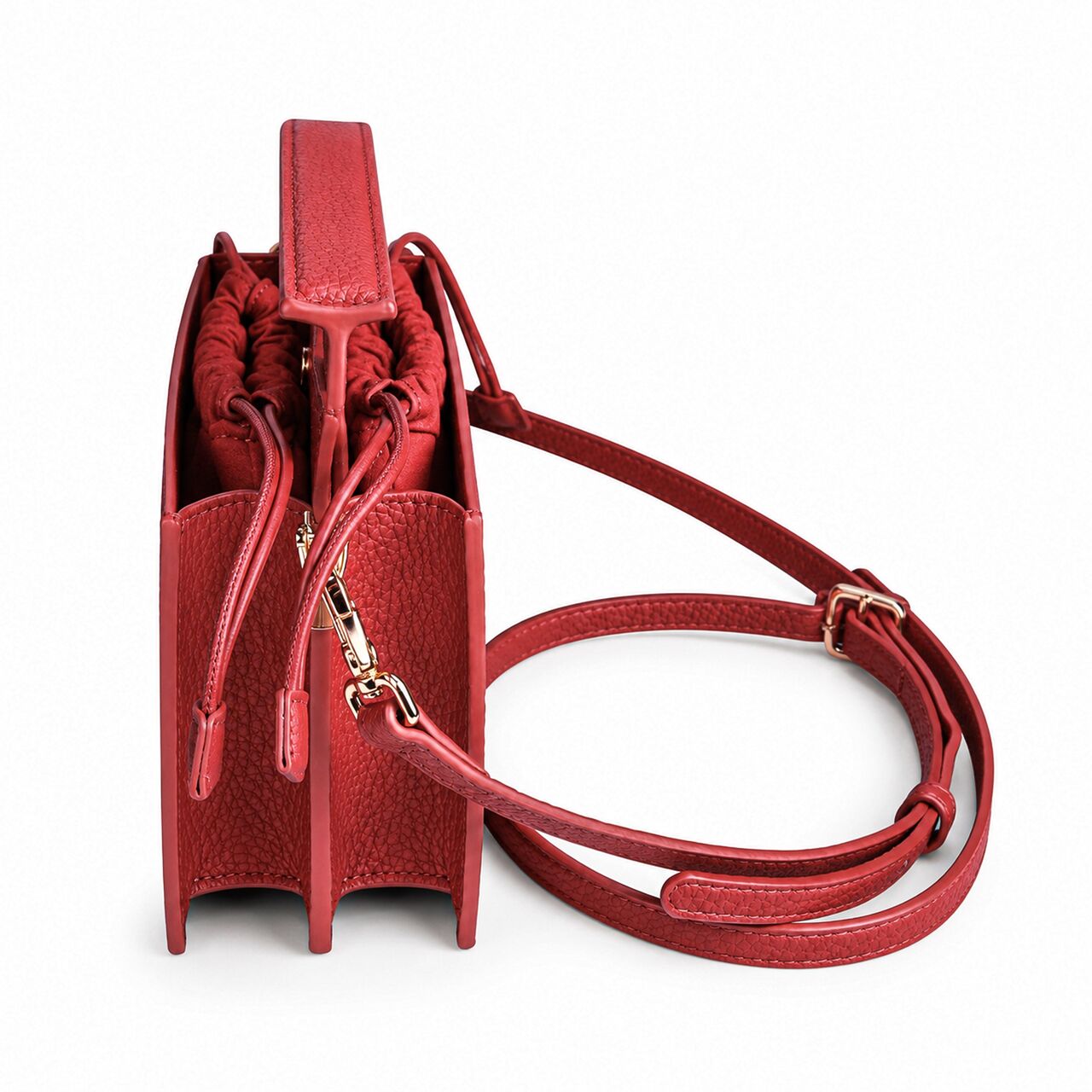 New York, Clothing & Accessories, USD 230,  Red Essex Mini Dover Bag | Small Designer Crossbody Purse