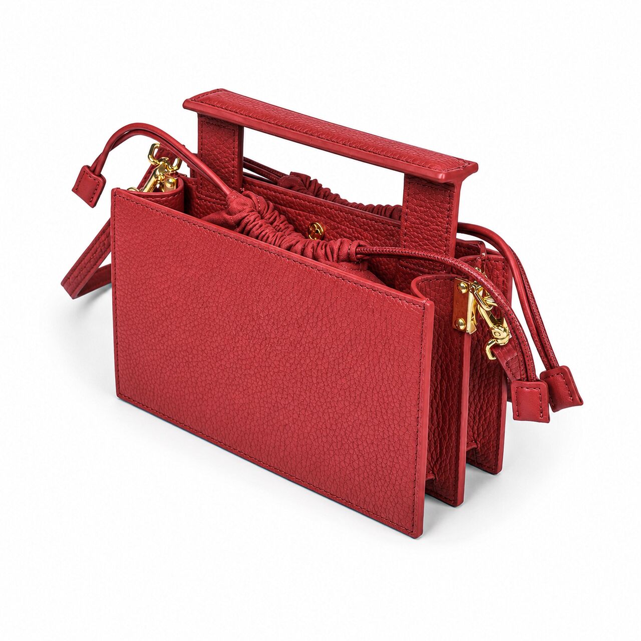 New York, Clothing & Accessories, USD 230,  Red Essex Mini Dover Bag | Small Designer Crossbody Purse