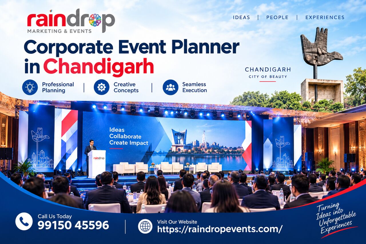 Chandigarh, Event Planning, Corporate Event Planner In Chandigarh | Raindrop Events